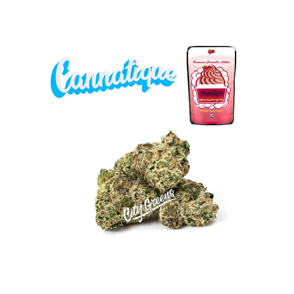 Image of 32a4e7 White Raspberry gelato strain