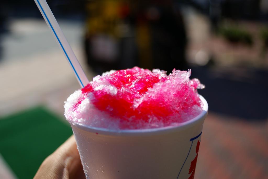 DIY Snow Cone Recipes Featuring Frosted Cherries