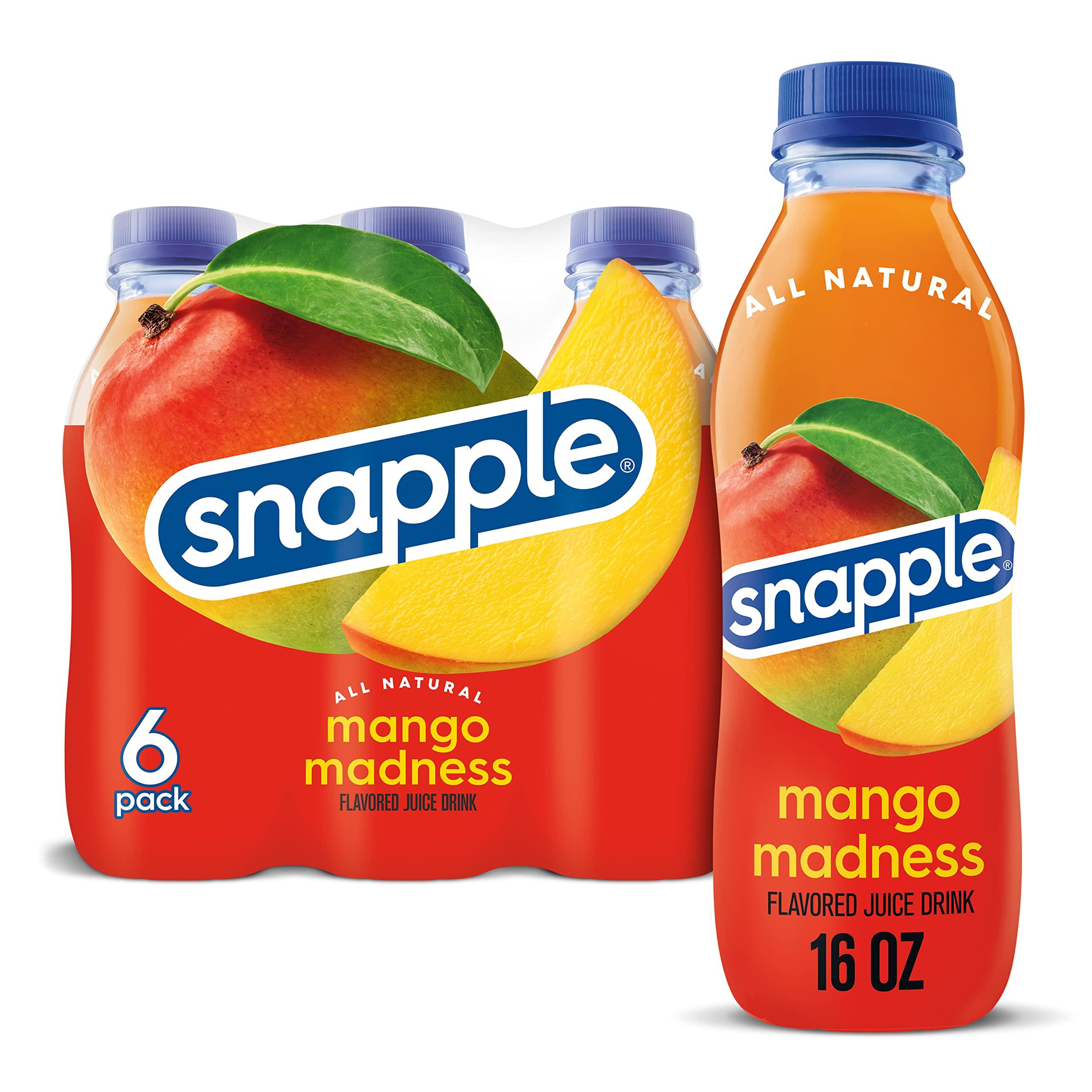 The Nutritional Benefits of Mango Madness Snapple