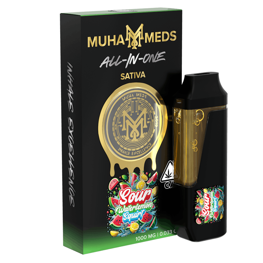 Muha Meds Watermelon sativa, Muha Meds Watermelon disposable