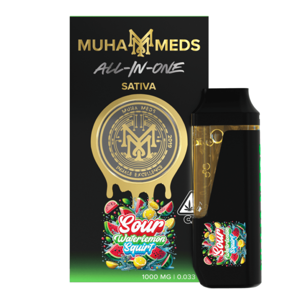 Muha Meds Watermelon Sativa Disposable Vape: Refreshing Flavor & Uplifting High - Image 4