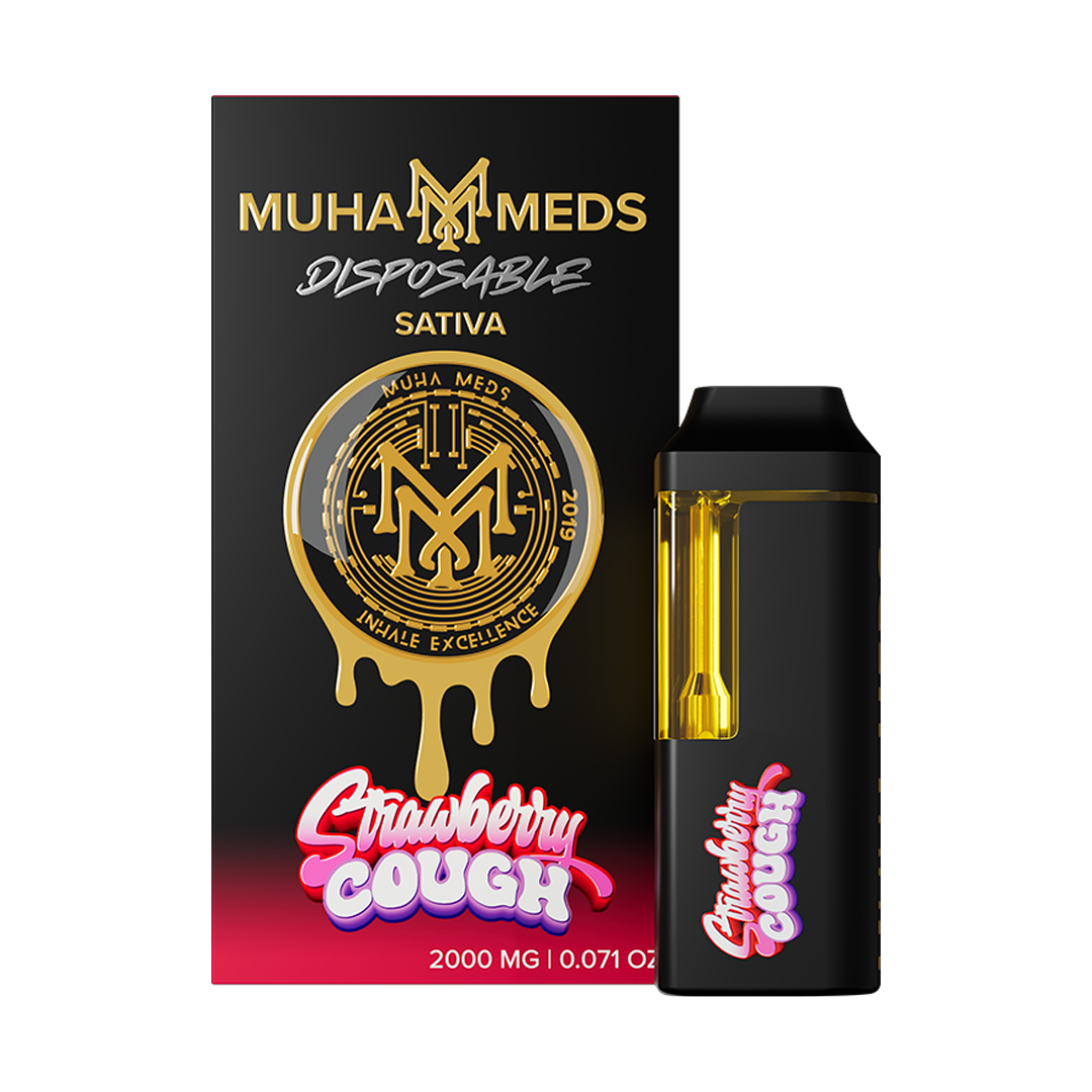 Muha Meds Strawberry Cough Sativa, Muha Meds Strawberry Cough, Muha Strawberry Cough