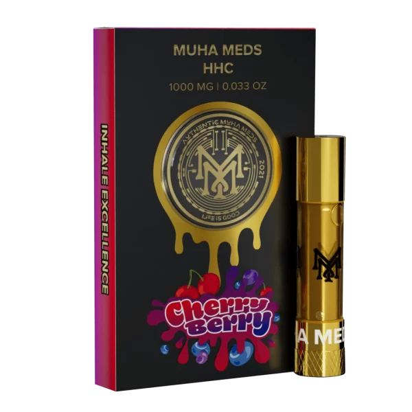 Muha Meds Cherry Berry Cart: Premium Cannabis Vape for Flavor Enthusiasts - Image 2
